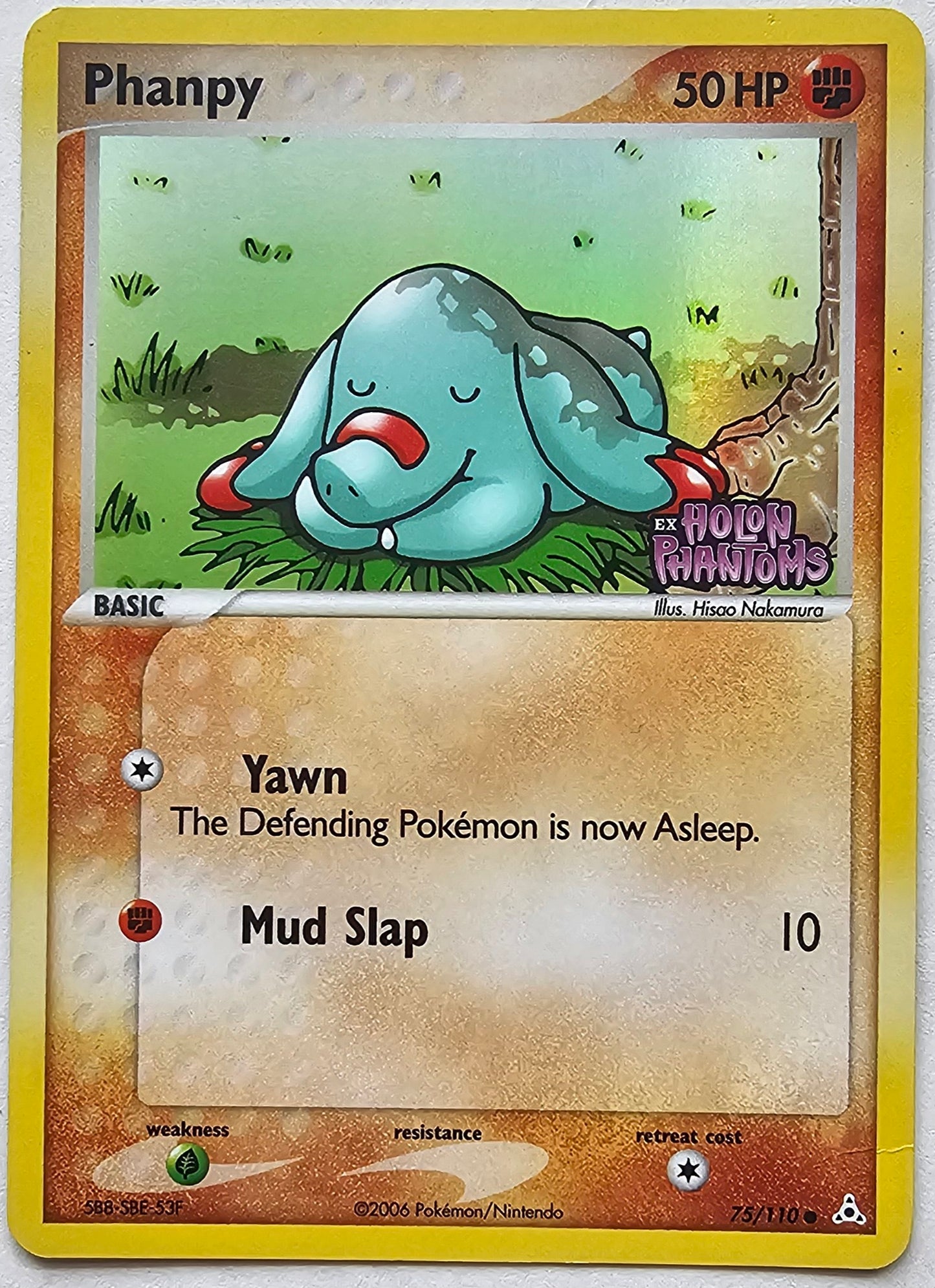 Phanpy | 75/110 | Holon Phantoms Stamped Holo