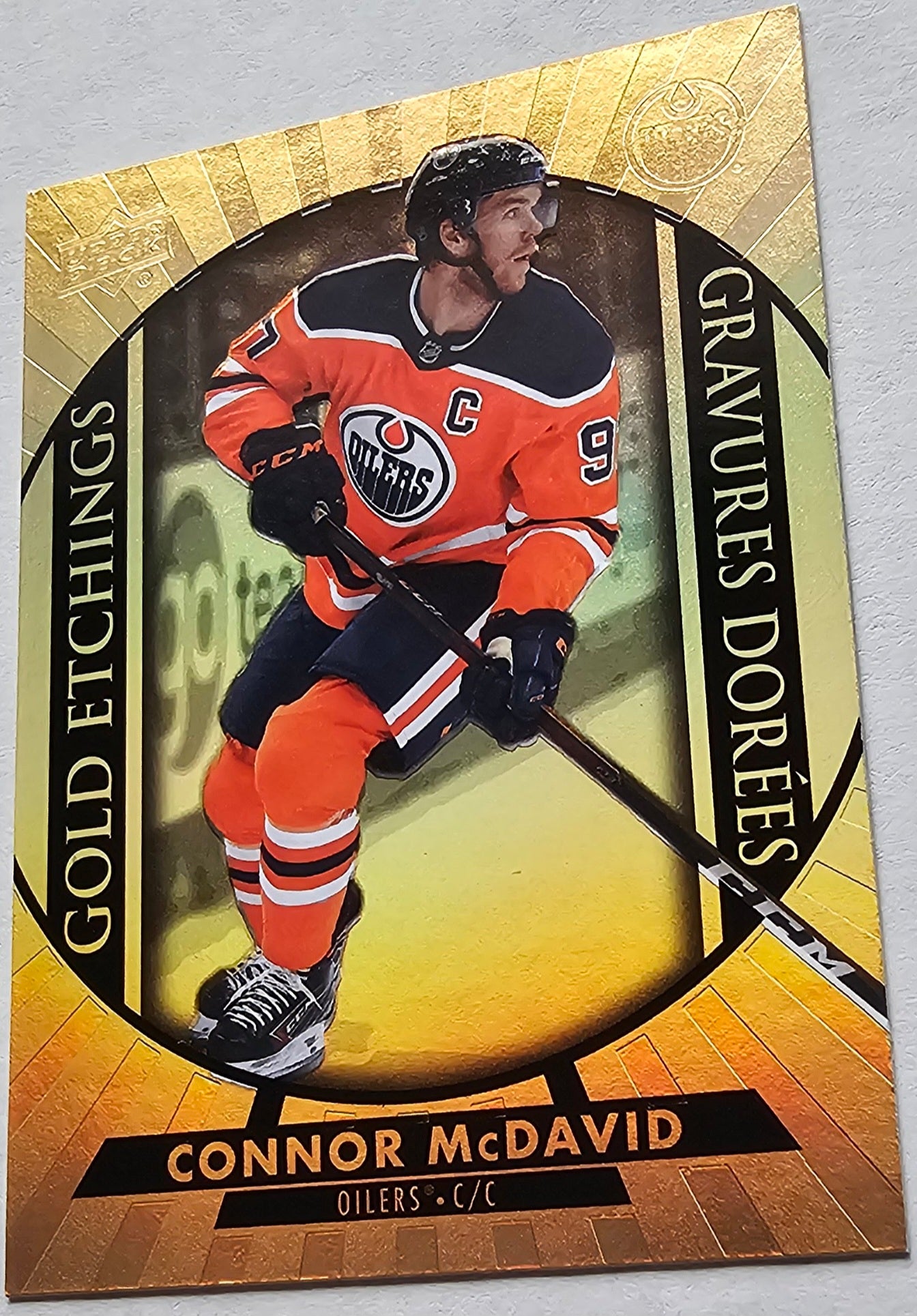 Connor McDavid | G-1 | Gold Etchings
