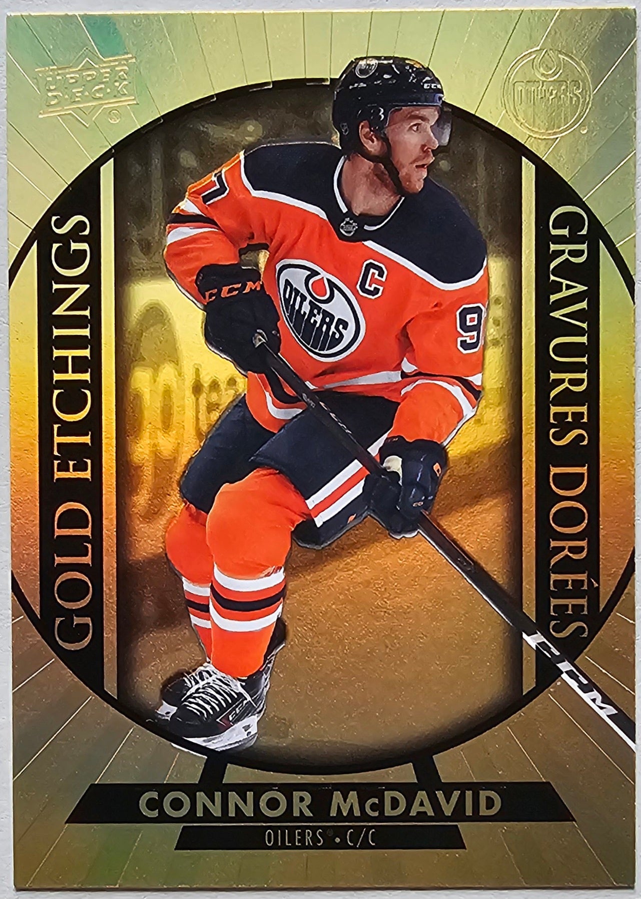 Connor McDavid | G-1 | Gold Etchings